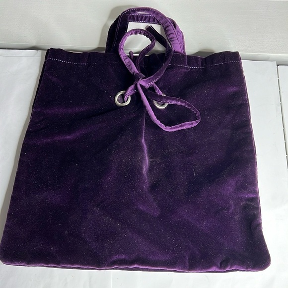 Marc Jacobs Purple Velvet Tote Bag - New - Picture 2 of 7